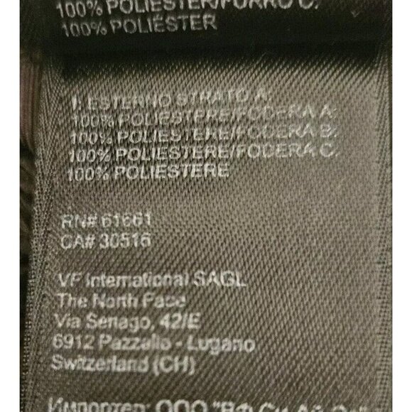 The North Face Women's Full Zip Fleece Jacket Coat Chocolate Brown Size L - Picture 5 of 7